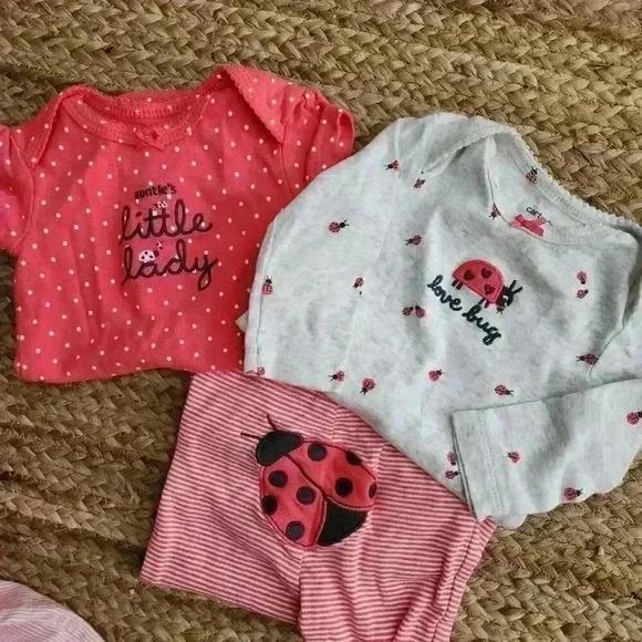 Carters Baby Girl Outfit 10 pieces Bundle 6months - Picture 3 of 7